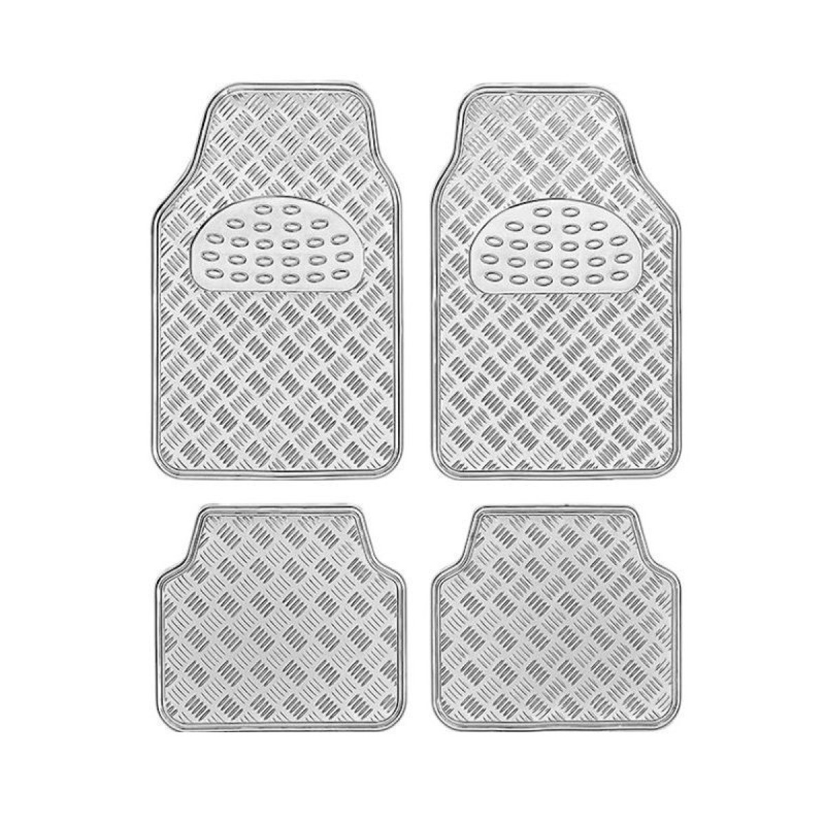 Πατάκια αυτοκινήτου - Celebrity Car - 016 - 4pcs - 122292 - Silver