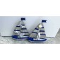 Διακοσμητικό Souvenir Καραβάκι - Σετ 2 τεμάχια - L2026-28AB - 125560