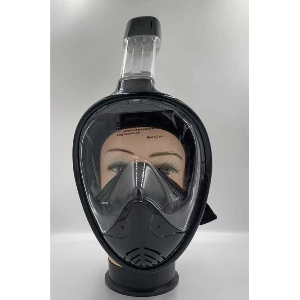 Μάσκα θαλάσσης Full Face με αναπνευστήρα - BHC - 127121 - Black
