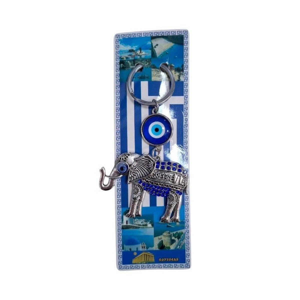 Τουριστικό μπρελόκ Souvenir - Σετ 12pcs - Greece - 127146