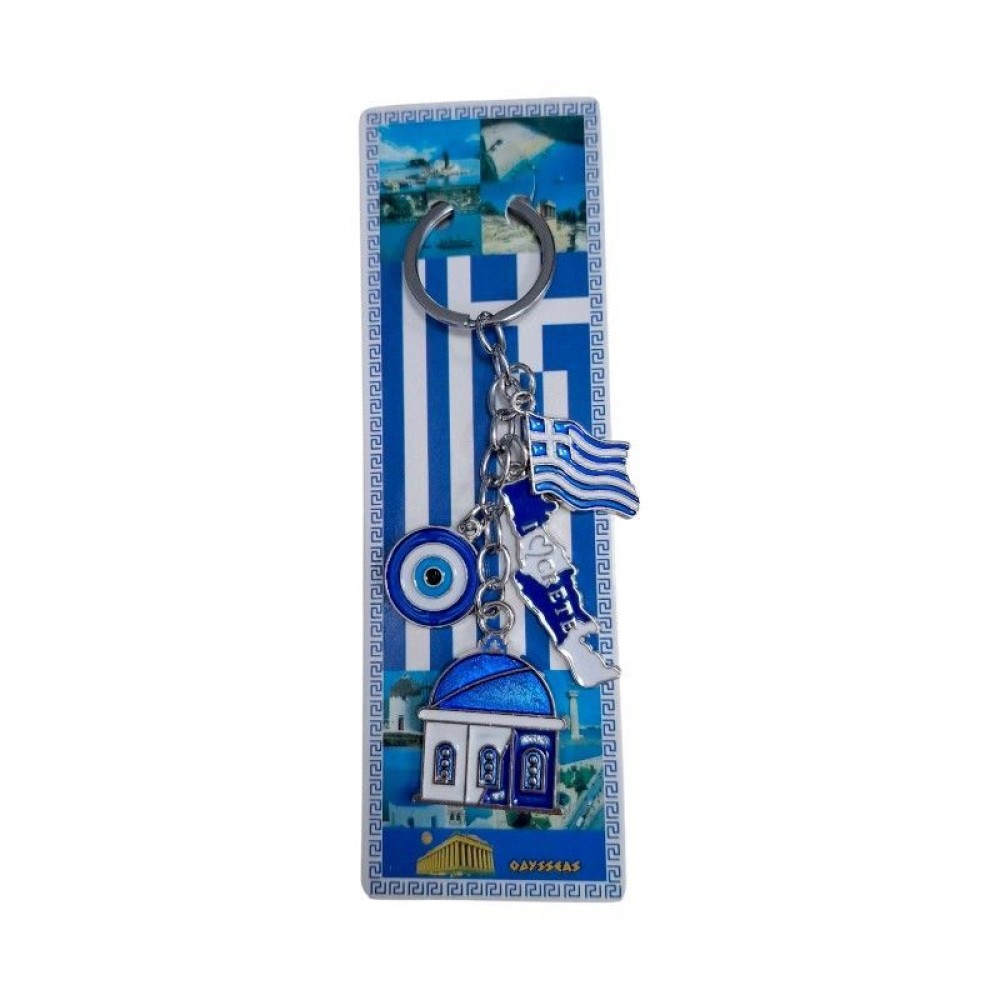 Τουριστικό μπρελόκ Souvenir - Σετ 12pcs - Crete - 127251