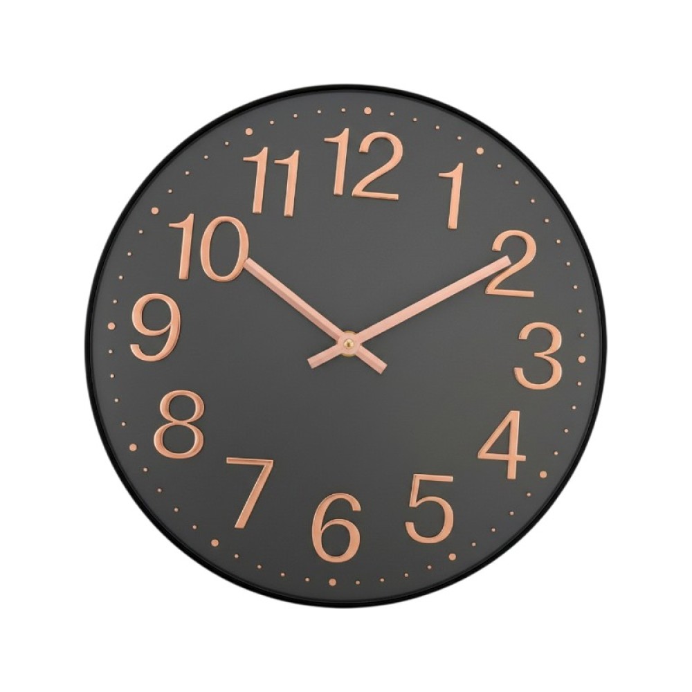 Ρολόι τοίχου - 732 - 130208 - Black/Rose Gold