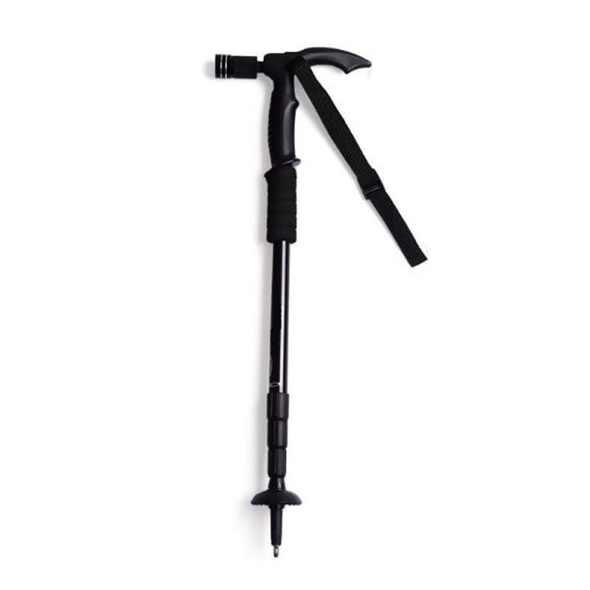 Τηλεσκοπικό μπαστούνι ορειβασίας με φακό - Μπατόν – 9 - 138339 - Black