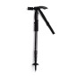 Τηλεσκοπικό μπαστούνι ορειβασίας με φακό - Μπατόν – 9 - 138339 - Black