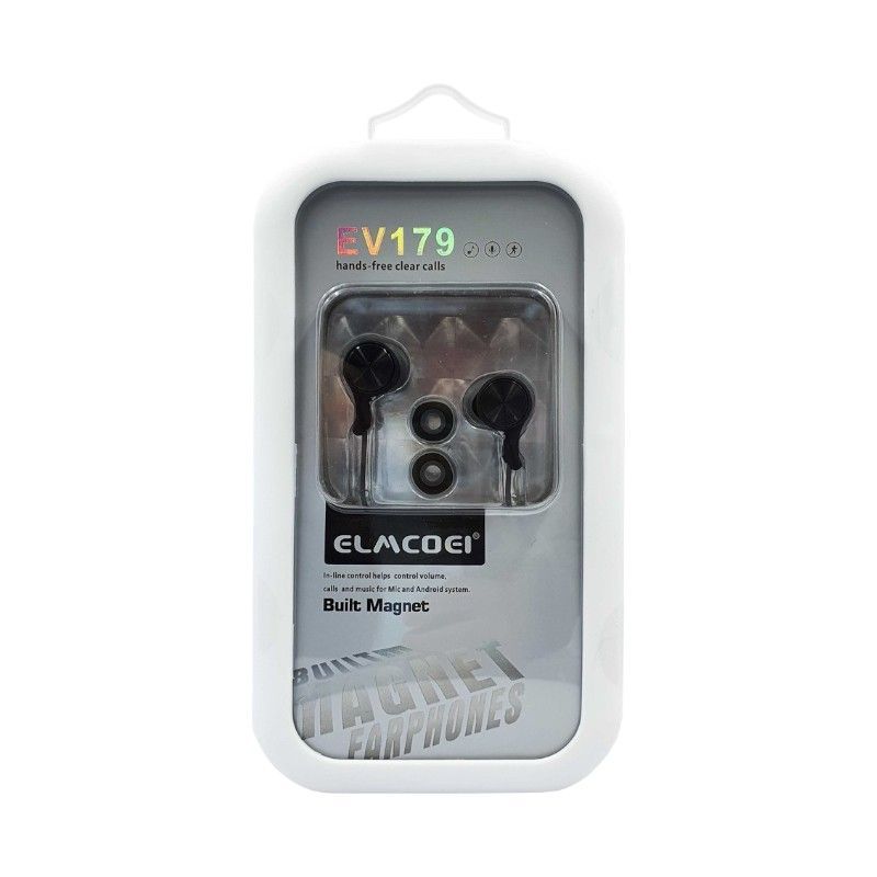 Ενσύρματα ακουστικά - EV-179 - 158145 - Black
