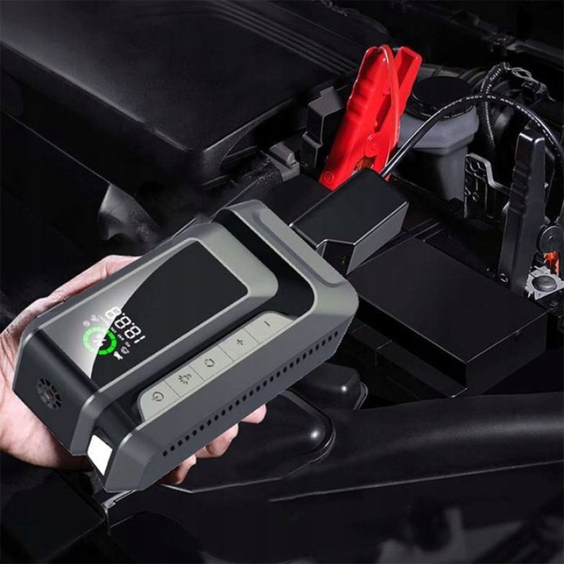 Εκκινητής μπαταρίας οχημάτων Jump Starter & αεροσυμπιεστής - W11905-12 - 170818