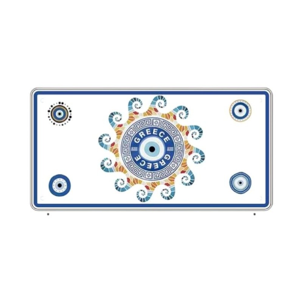 Μεταλλική πινακίδα Souvenir - 12pcs - Greece - 15x30cm - 181043