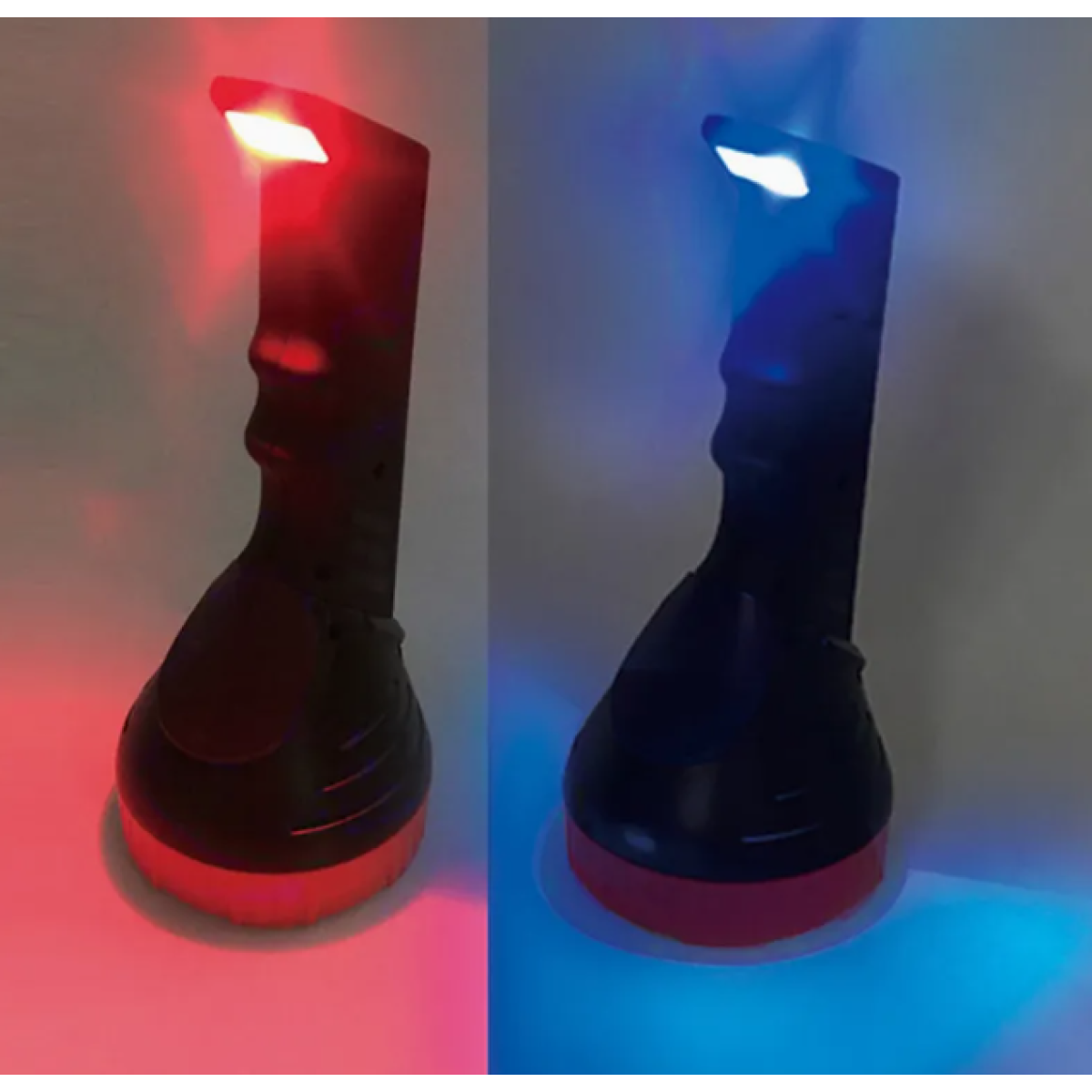 Επαναφορτιζόμενος φακός LED - 88069 - 182752 - Red/Black