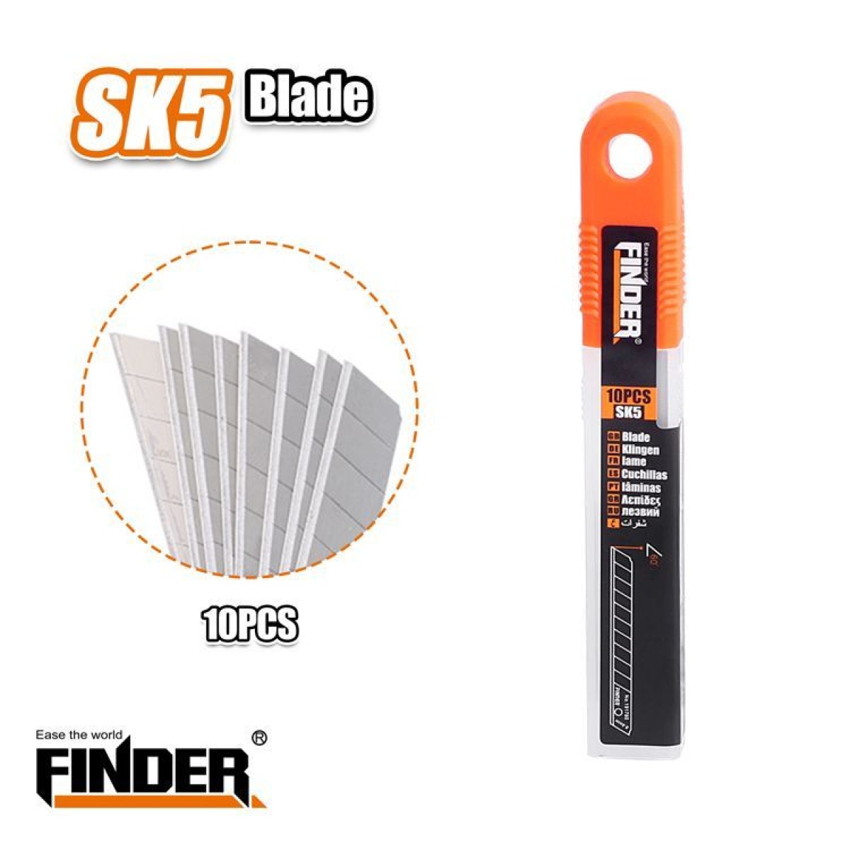 Ανταλλακτική λάμα για κοπίδι - 80*9*0.4mm - Finder - 191780
