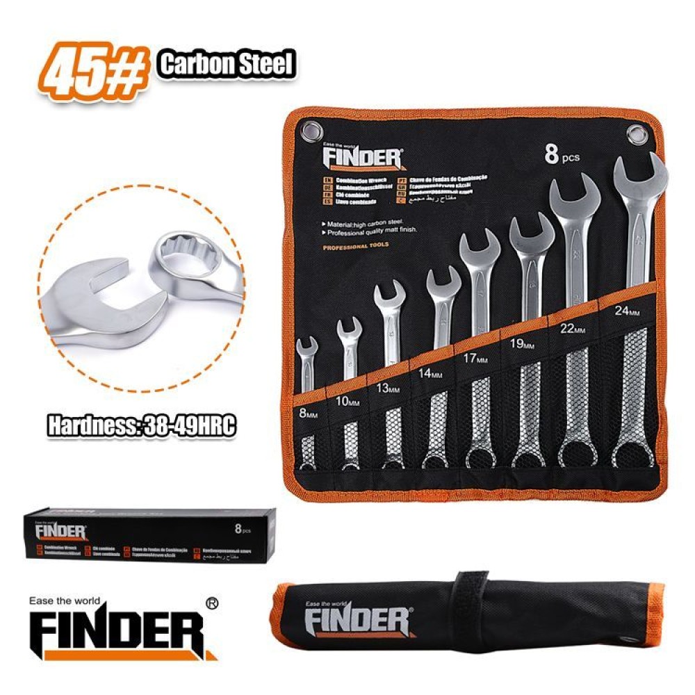 Σετ κλειδιά γερμανοπολύγωνα - 8pcs - Finder - 192111