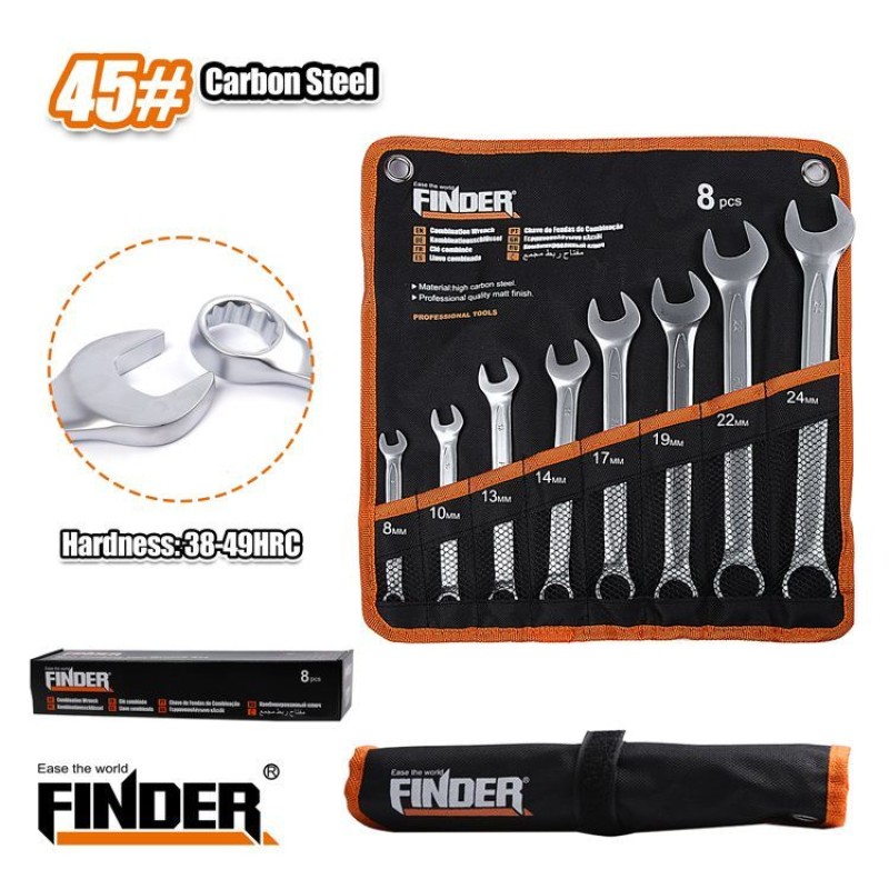 Σετ κλειδιά γερμανοπολύγωνα - 8pcs - Finder - 192111