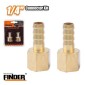 Σετ ταχυσύνδεσμοι για αεροσυμπιεστή - FXZ-001 - 2pcs - 8.5 - 1/4 - Finder - 194107