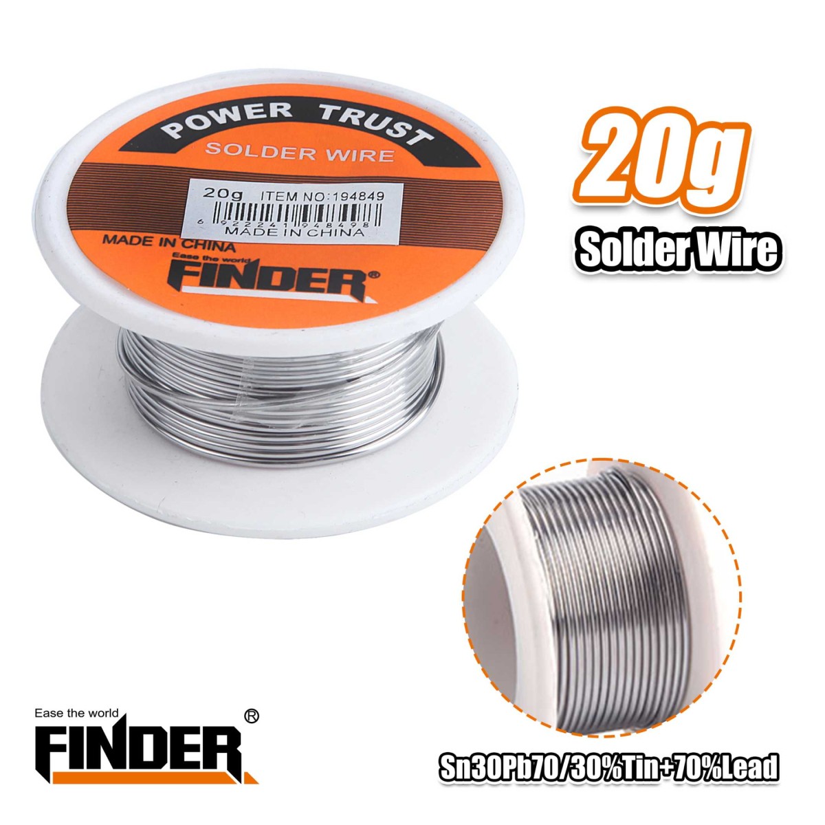 Σύρμα συγκόλλησης Καλάι - 20g - Finder - 194849