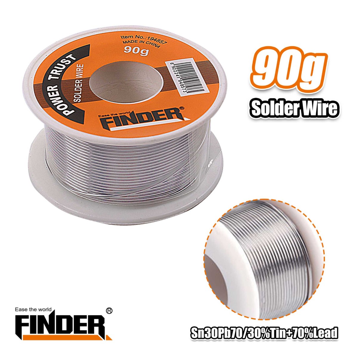 Σύρμα συγκόλλησης Καλάι - 90g - Finder - 194857