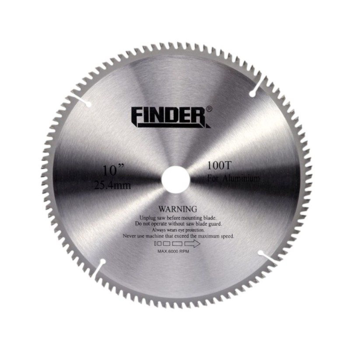 Δίσκος κοπής ξύλου - TCT - 10" - Φ255 - 100T - Finder - 196005