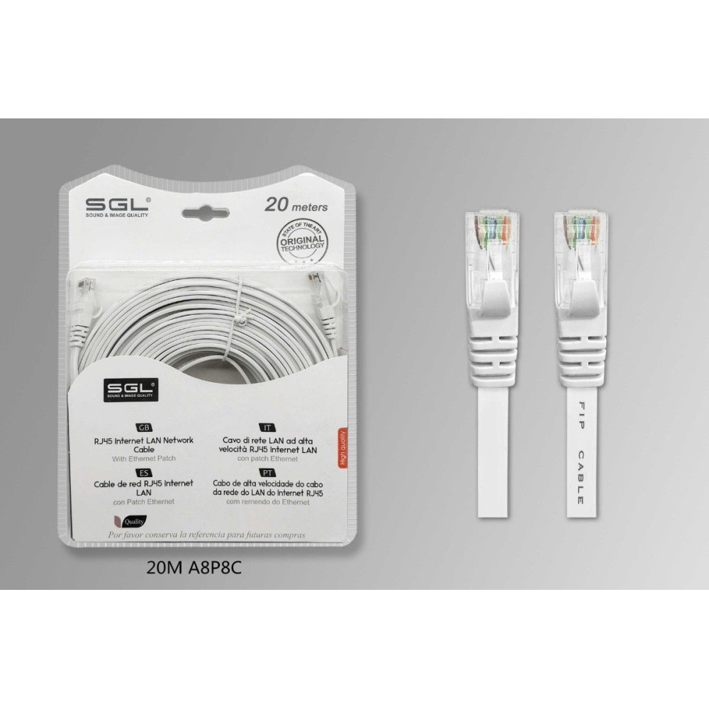 Καλώδιο δικτύου - Ethernet - 20m - A8P8 - 196444