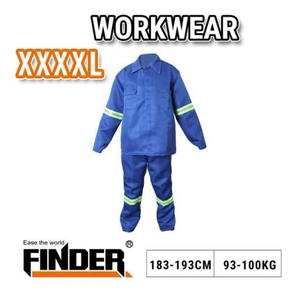 Φόρμα εργασίας με ανακλαστικά - No.4XL - 93-100kg - Finder - 198574
