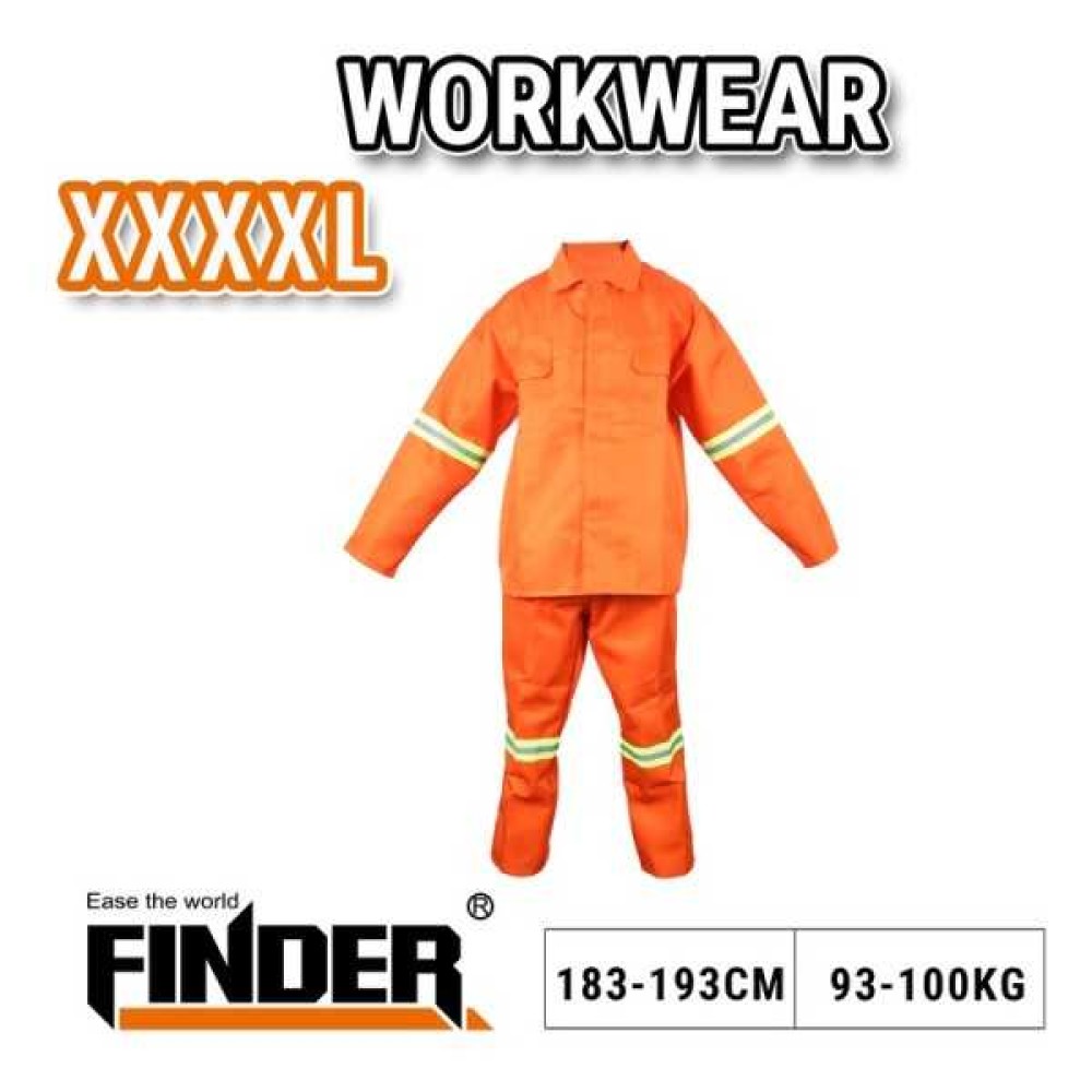 Φόρμα εργασίας με ανακλαστικά - No.4XL - 93-100kg - Finder - 198579