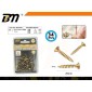 Ξυλόβιδες - 4mm×20mm - Σετ 12 πακέτα των 34 τεμαχίων - 200478