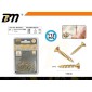 Ξυλόβιδες - 3mm×13mm - Σετ 12 πακέτα των 112 τεμαχίων - 200539