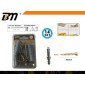 Βίδες με βύσματα - 4×40mm - E6 - Σετ 12 πακέτα των 14 ζευγαριών - 200652
