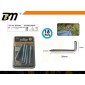 Στραβόβιδες - 2.5×29×12mm - Σετ 12 πακέτα των 18 τεμαχίων - 200836