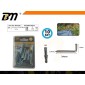 Στραβόβιδες με βύσμα - 2.9×34×15mm+E6 - Σετ 12 πακέτα των 10 ζευγαριών - 200911