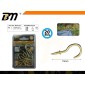 Γάντζοι βιδωτοί - 3/4" - Σετ 12 πακέτα των 20 τεμαχίων - 201031