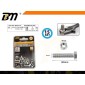 Εξάγωνη βίδα με παξιμάδι - M4x30mm+M4 - Σετ 12 πακέτα των 15 ζευγαριών - 201789