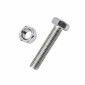 Εξάγωνη βίδα με παξιμάδι - M5×30mm+M5 - Σετ 12 πακέτα των 10 ζευγαριών - 201833