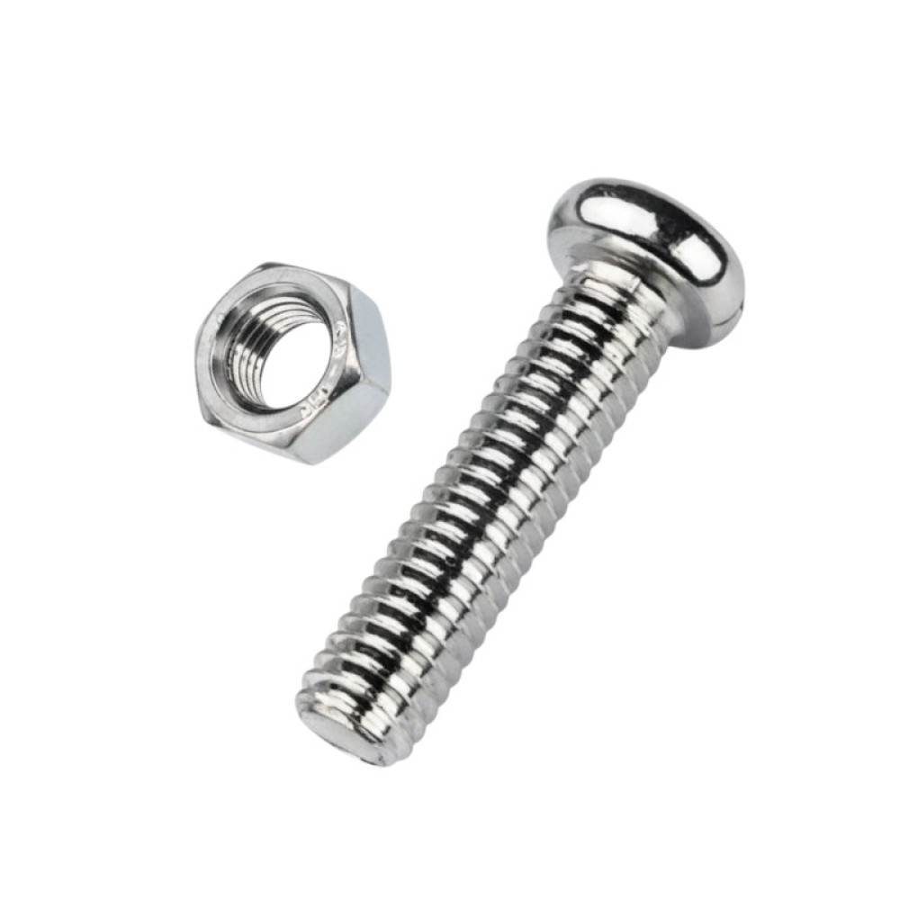 Βίδα σταυρός με παξιμάδι - 5mmx40mm+M5 - Σετ 12 πακέτα των 11 τεμαχίων - 202151