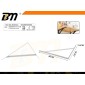 Γωνία στήριξης ραφιού - 400x250x16*2mm - Σετ 12 τεμάχια - 205664