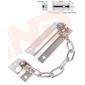 Σύρτης πόρτας με αλυσίδα - 85*42mm - Σετ 12 τεμάχια - 205985