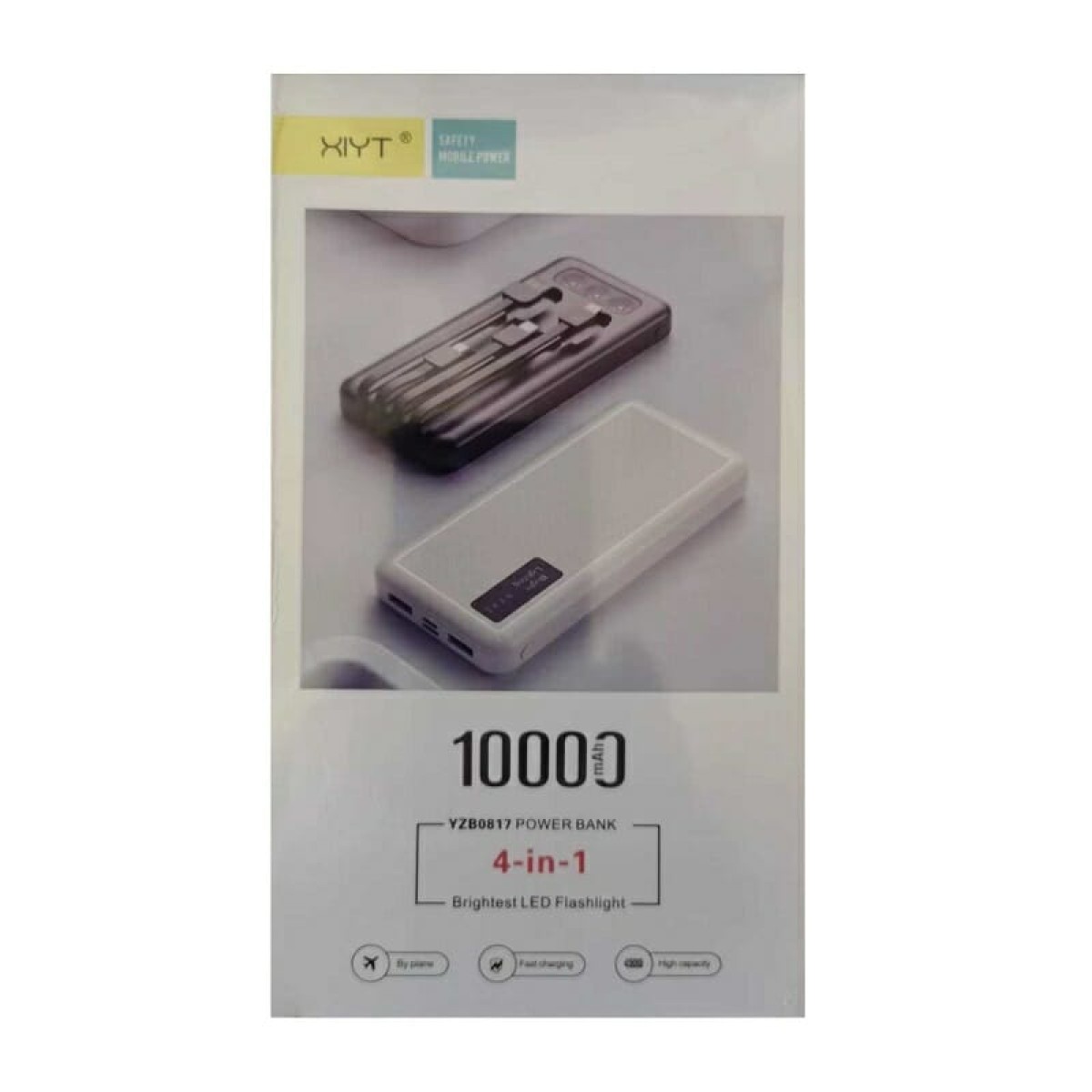 Powerbank - 4 in 1 - 10.000mAh - YZB0817 - 208173 - White