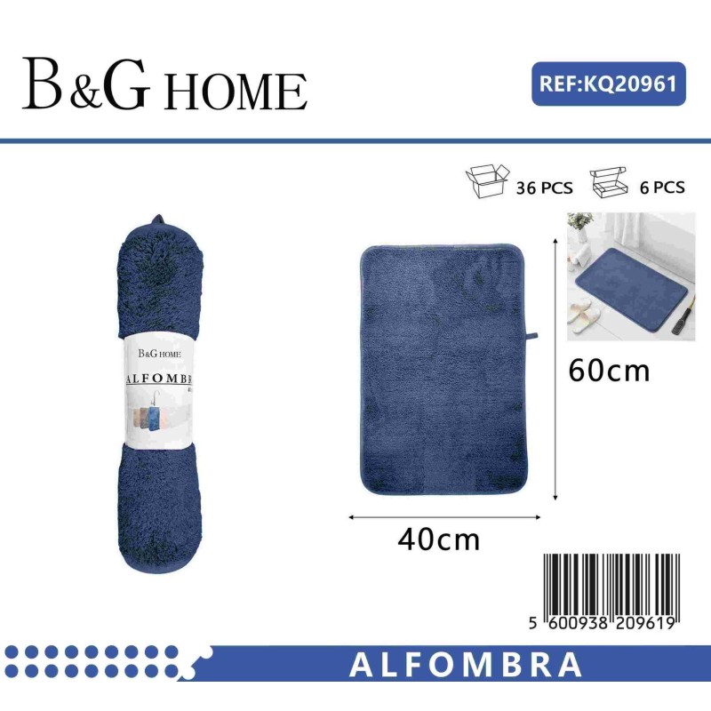 Πατάκι μπάνιου - M0840 - 40x60cm - Blue - 20961