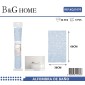 Αντιολισθητικό πατάκι μπάνιου - M0842 - 36x66cm - Light Blue - 21070