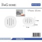 Σαπουνοθήκες μπάνιου πλαστικές - Σετ 9pcs - White - 21520