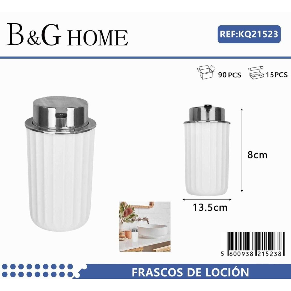 Θήκες κρεμοσάπουνου Dispenser πλαστικές - Σετ 5pcs - White - 21523