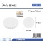 Σαπουνοθήκες μπάνιου πλαστικές - Σετ 9pcs - White - 21526