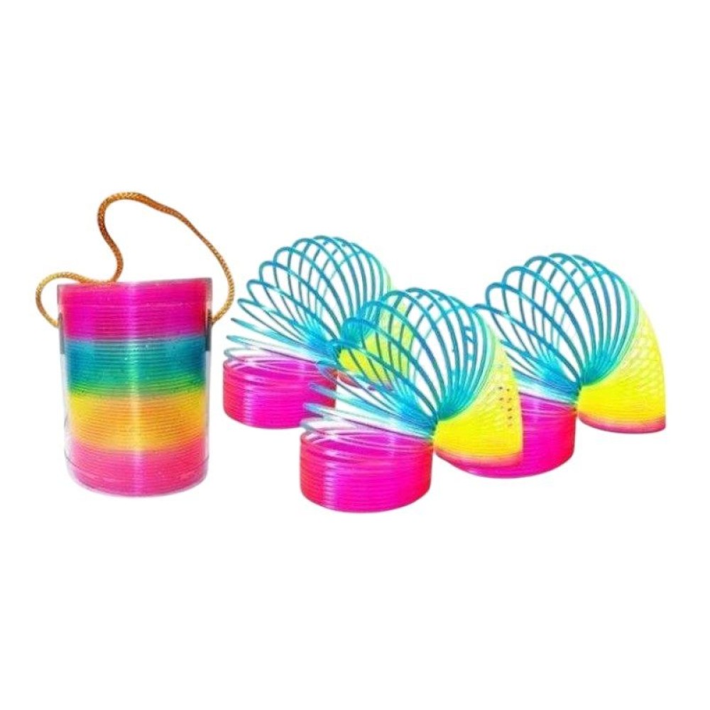 Ελατήριο πλαστικό πολύχρωμο - Rainbow - SM92-J - 215293