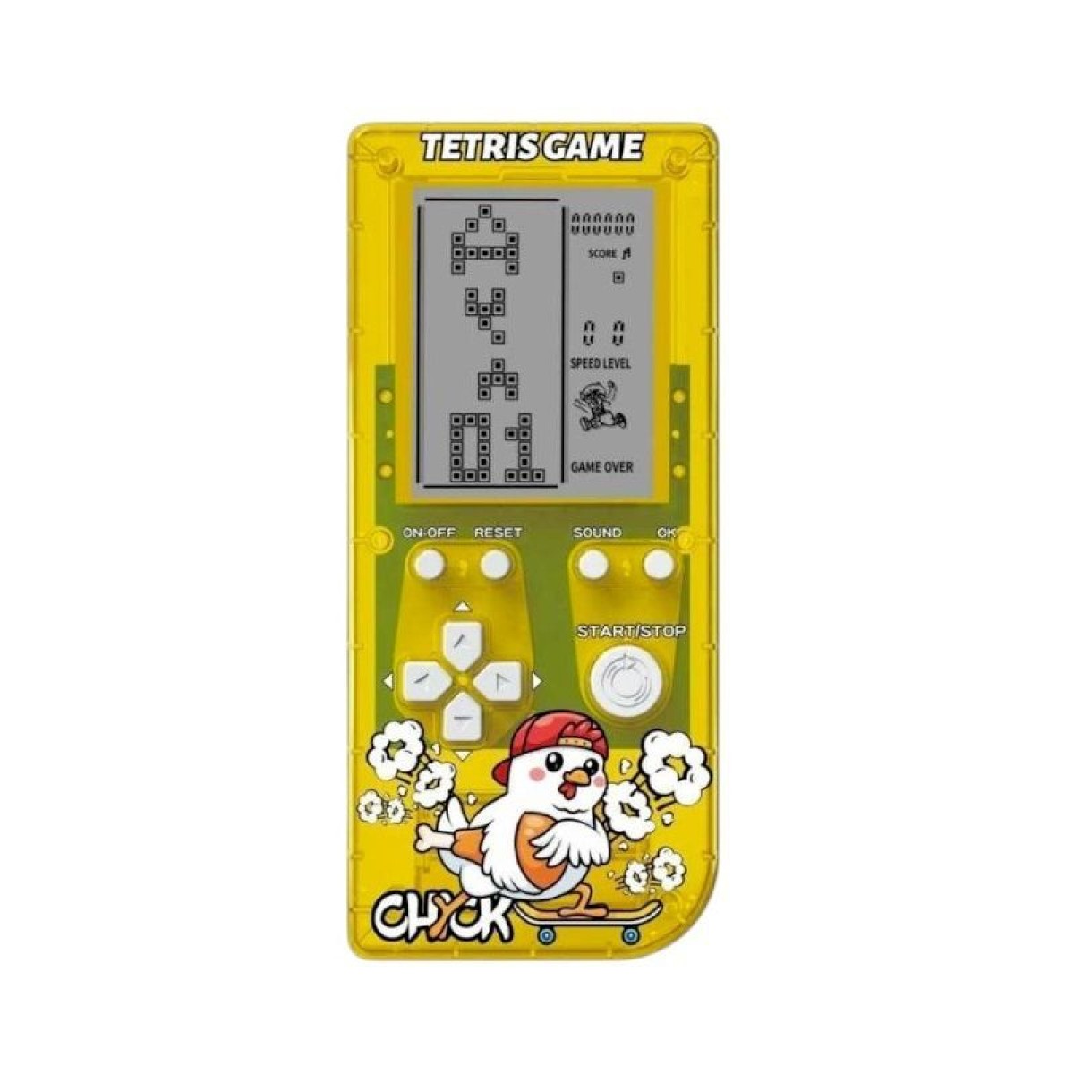 Φορητή κονσόλα παιχνιδιού Tetris - 8998 - 215307 - Yellow