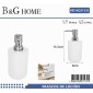 Θήκες κρεμοσάπουνου Dispenser πλαστικές - Σετ 5pcs - White - 21535