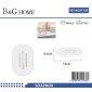 Σαπουνοθήκες μπάνιου πλαστικές - Σετ 9pcs - White - 21538