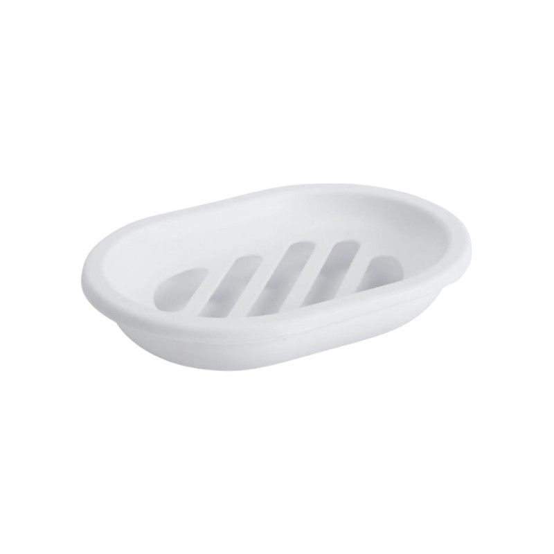 Σαπουνοθήκες μπάνιου πλαστικές - Σετ 9pcs - White - 21544