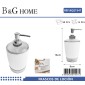 Θήκες κρεμοσάπουνου Dispenser πλαστικές - Σετ 5pcs - White - 21547