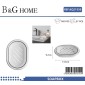 Σαπουνοθήκες μπάνιου πλαστικές - Σετ 9pcs - White - 21550