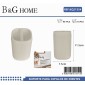 Θήκες οδοντόβουρτσας πλαστικές σε σετ 5Χ - Beige - 21554
