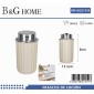 Θήκες κρεμοσάπουνου Dispenser πλαστικές - Σετ 5pcs - Beige - 21559