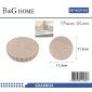 Σαπουνοθήκες μπάνιου πλαστικές - Σετ 9pcs - Beige - 21562