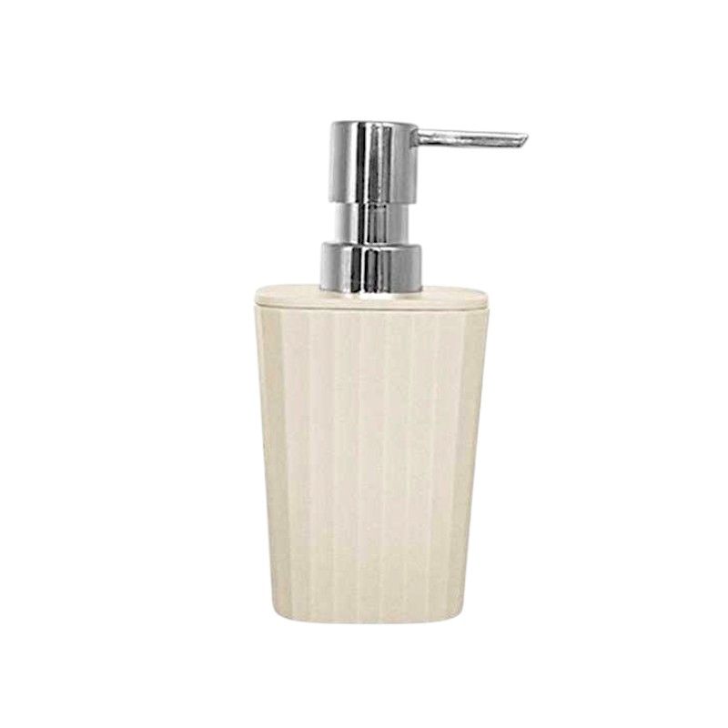 Θήκες κρεμοσάπουνου Dispenser πλαστικές - Σετ 5pcs - Beige - 21565